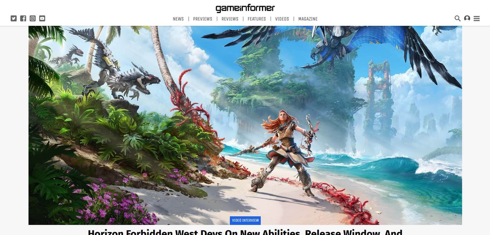 Game Informer Homepage